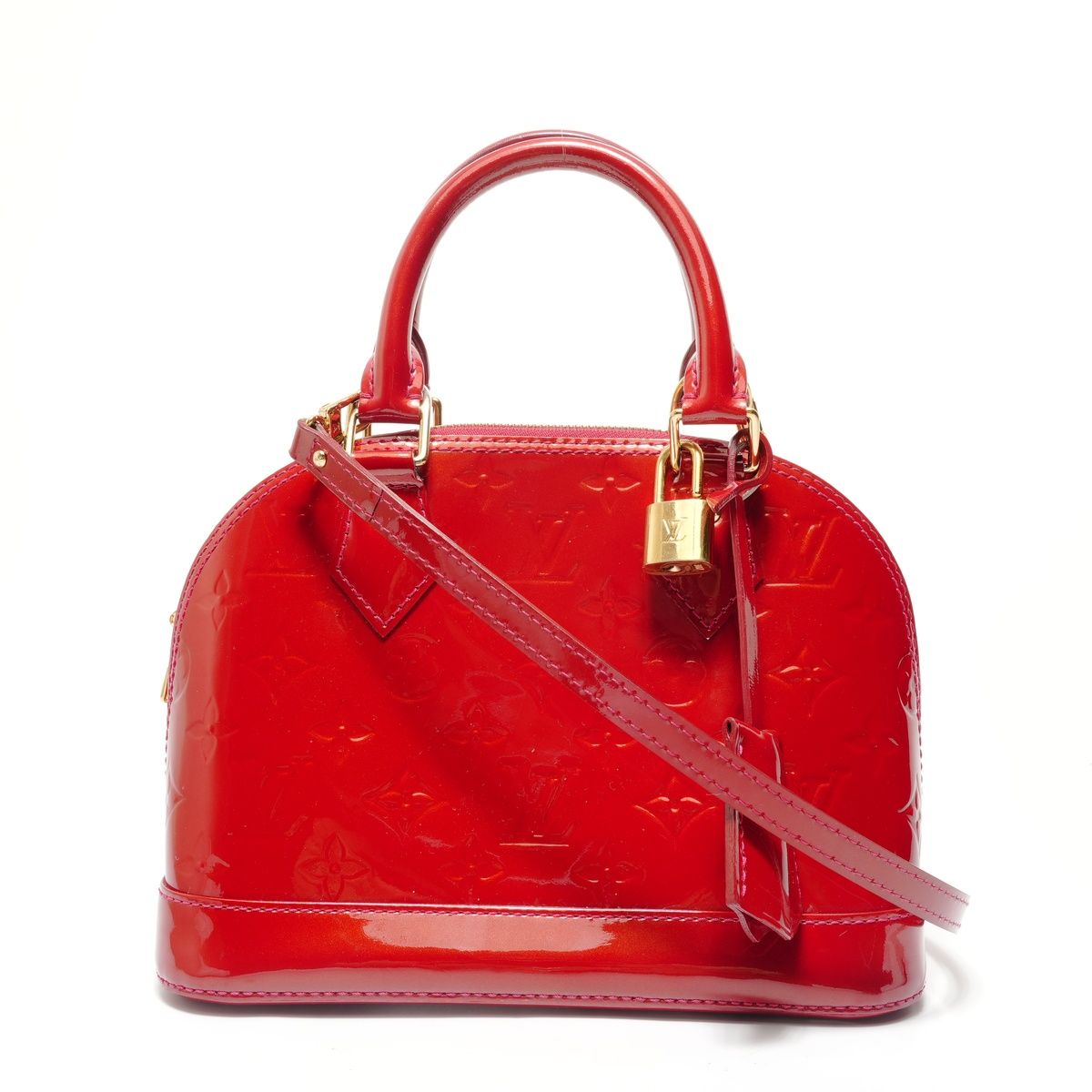 Louis Vuitton Handbag Alma BB Monogram Vernis 2-Way