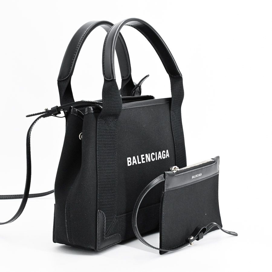 Balenciaga Handbag Navy Cabas XS — view 2
