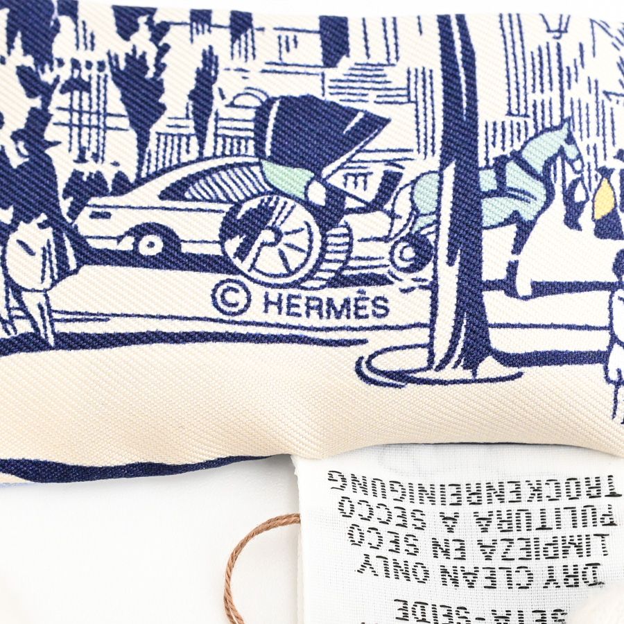 Hermes Scarf Twilly Scarves Beige — view 4