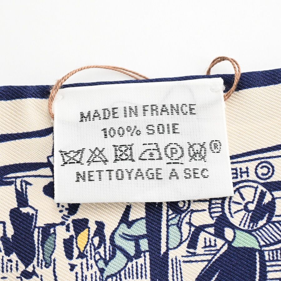 Hermes Scarf Twilly Scarves Beige — view 6