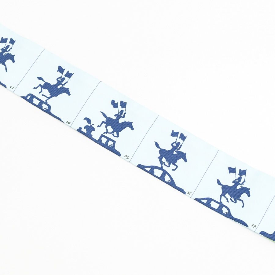 Hermes Scarf Twilly Scarves Blue — view 3