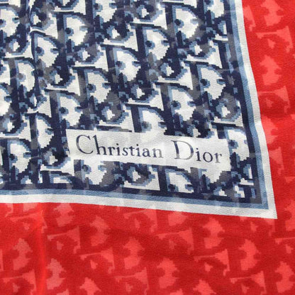 Dior Scarf Trotter Pattern All Over Red Navy White YT — view 4