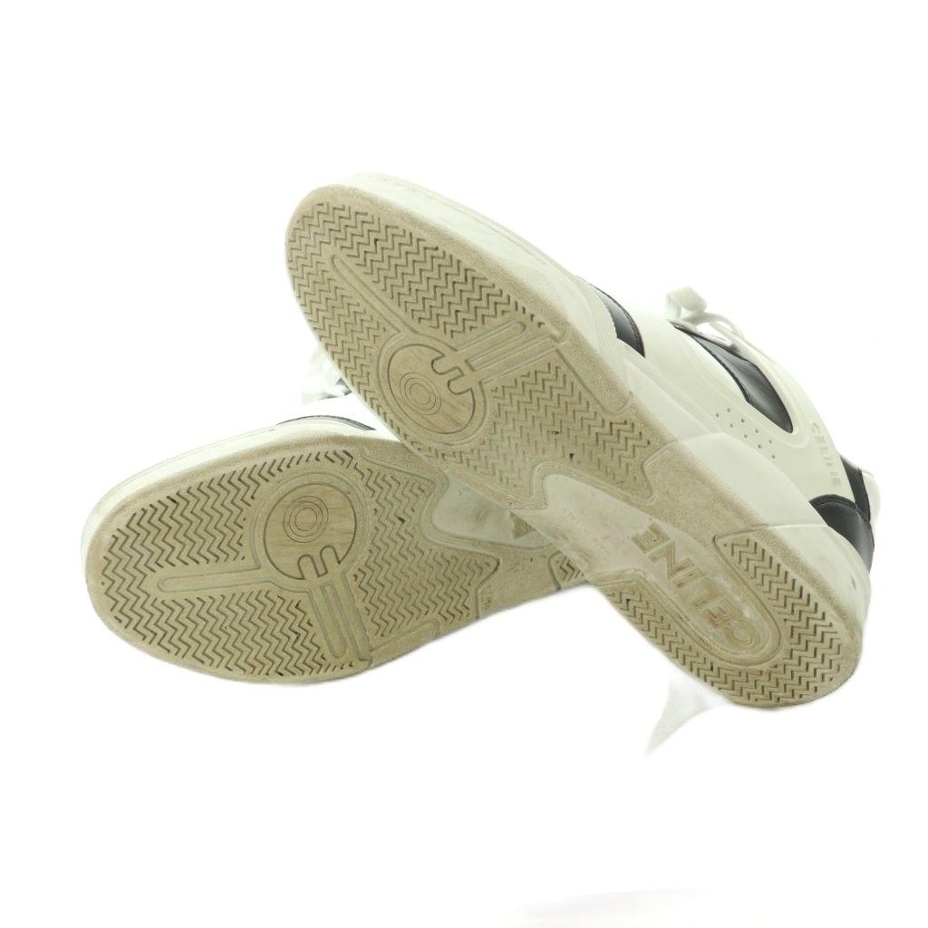 Celine Low Sneakers Shoes 40 White Black AD — view 6