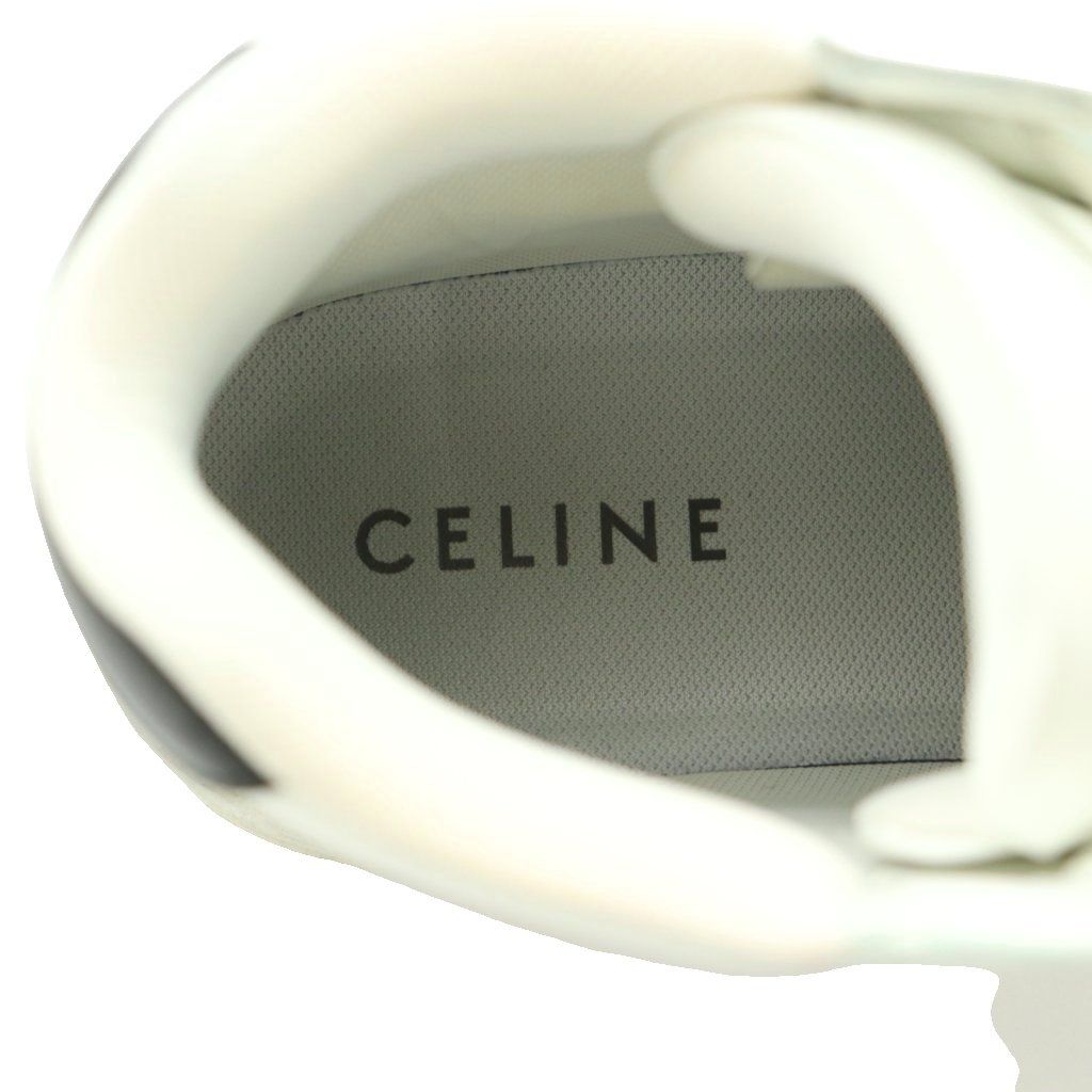 Celine High Top Sneakers Shoes 40 White Black AD — view 8