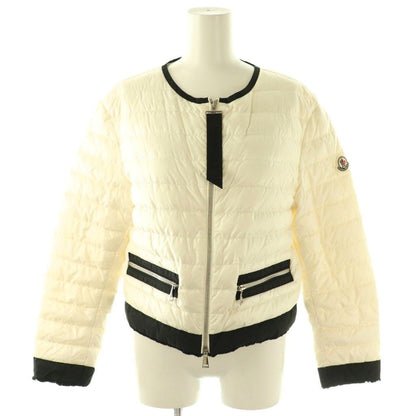 Moncler Remoulis Down Jacket Zip Up 00 Off White