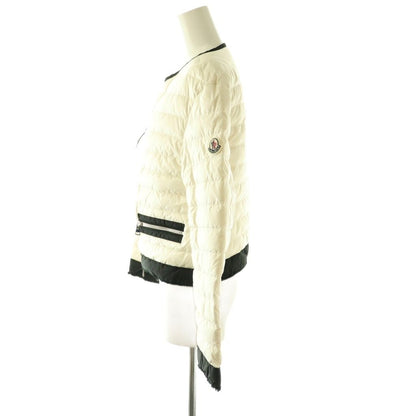 Moncler Remoulis Down Jacket Zip Up 00 Off White — view 3