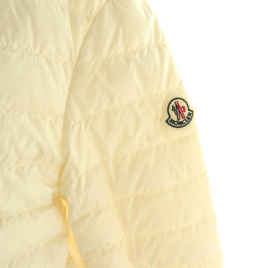 Moncler Remoulis Down Jacket Zip Up 00 Off White — view 5