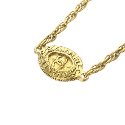 Chanel Medal Necklace Gold — view 2