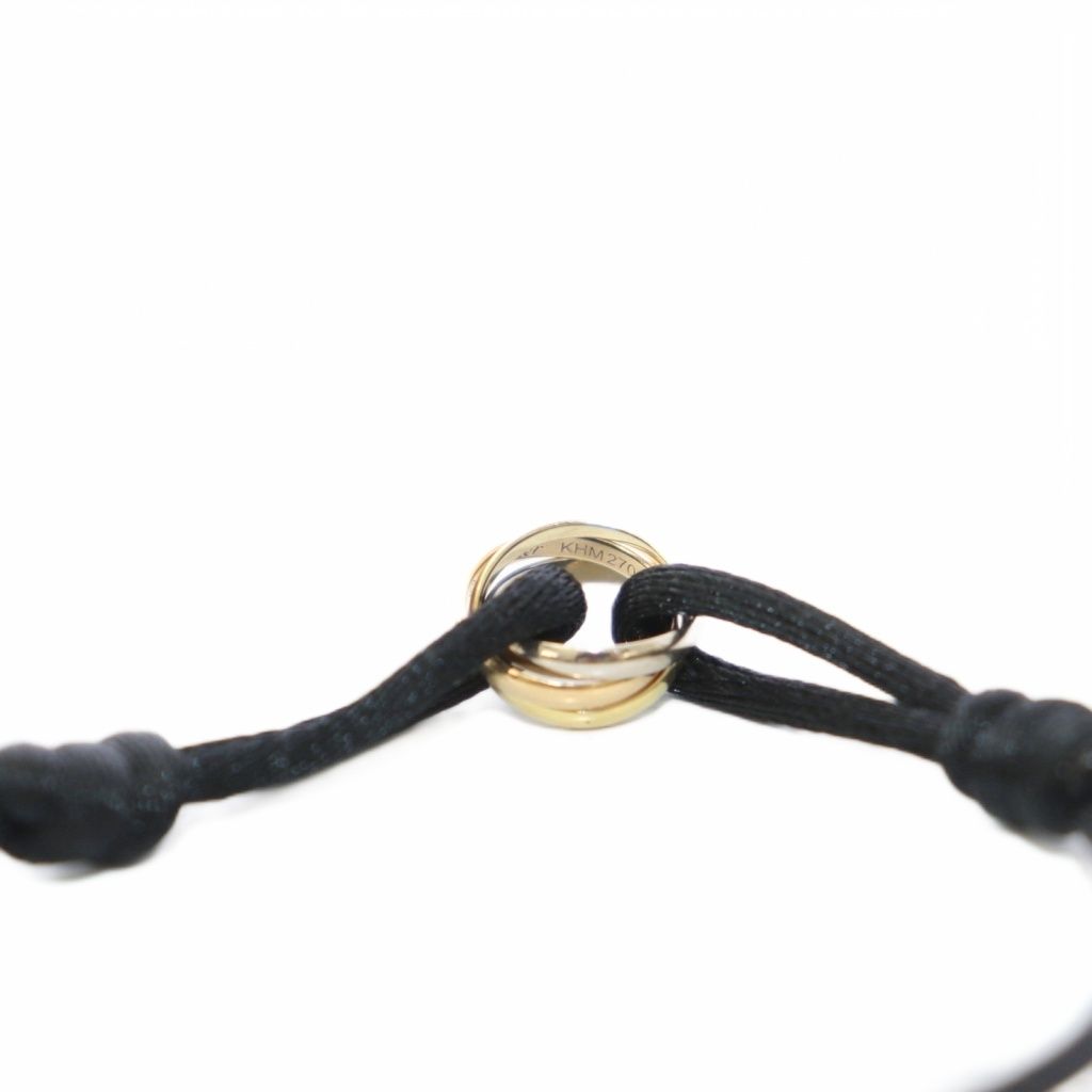 Cartier Trinty Bracelet Cord 18k Yellow Gold YG Pink PG White WG BB — view 6