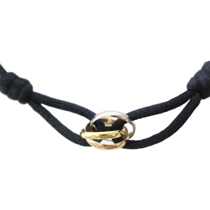 Cartier Trinty Bracelet Cord 18k Yellow Gold YG Pink PG White WG BB — view 5