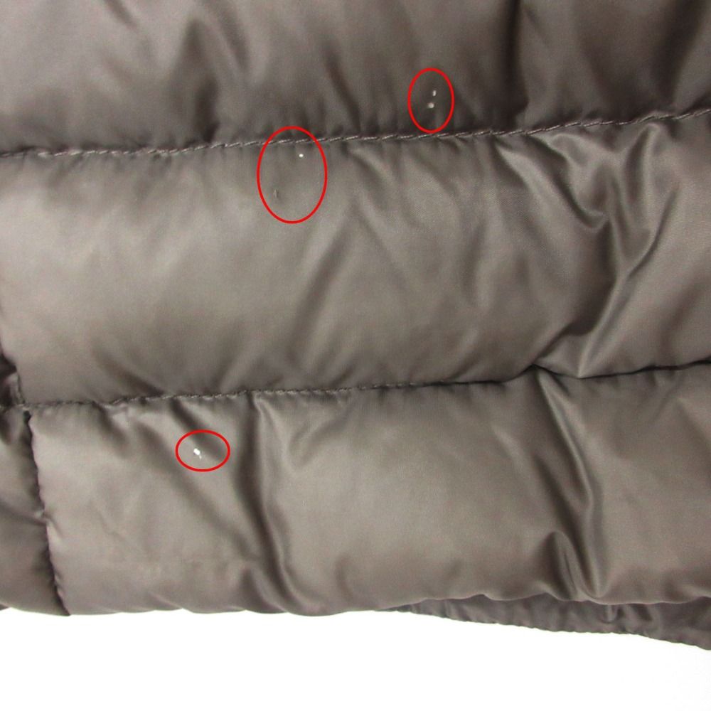 Moncler Dress Abito Knit Down Jacket Docking Turtleneck Short Sleeve Knee — view 6