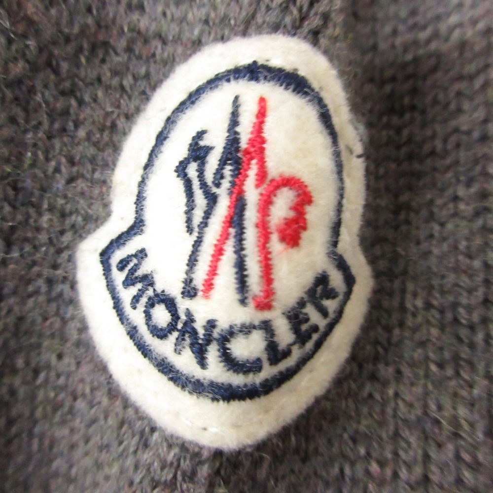 Moncler Dress Abito Knit Down Jacket Docking Turtleneck Short Sleeve Knee — view 4