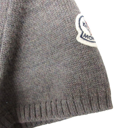 Moncler Dress Abito Knit Down Jacket Docking Turtleneck Short Sleeve Knee — view 5