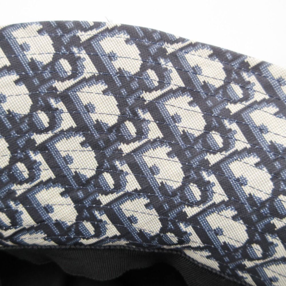 Dior Hat Trotter Pattern Oak Bucket Hat Navy — view 8