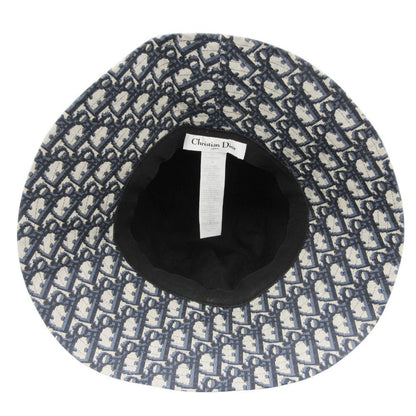 Dior Hat Trotter Pattern Oak Bucket Hat Navy — view 3