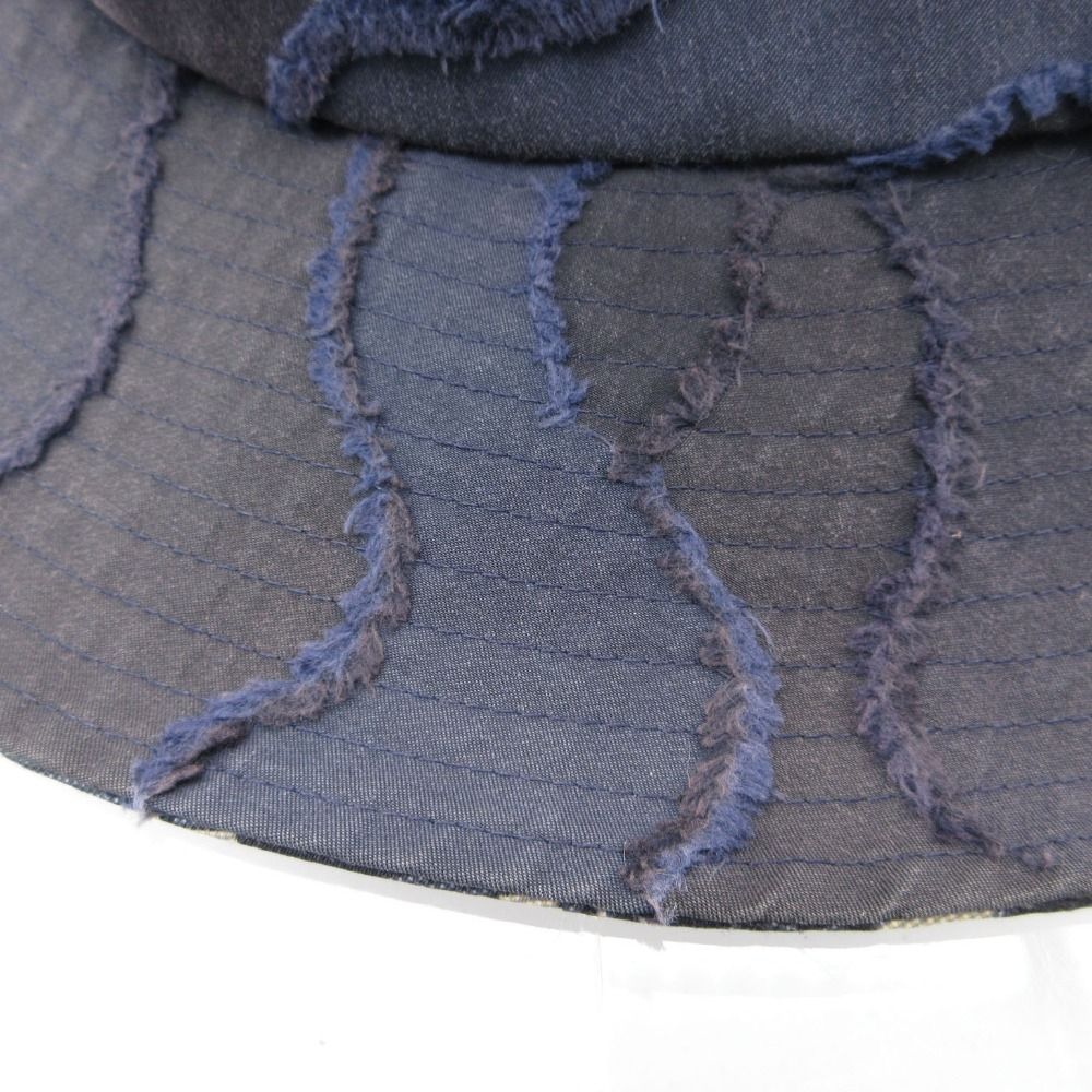 Dior Hat Trotter Pattern Oak Bucket Hat Navy — view 7