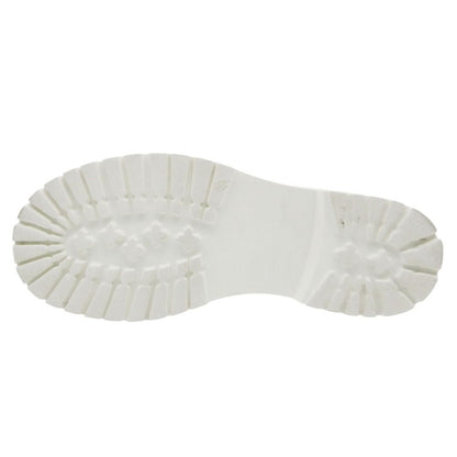 Dolce & Gabbana Boots Stitch Side Gore Lace Up Middle Shoes White — view 3