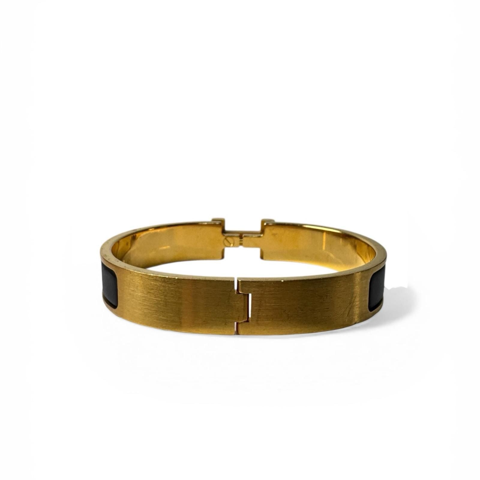 Hermes Click HH Bracelet TS Noir Matte T5 — view 2