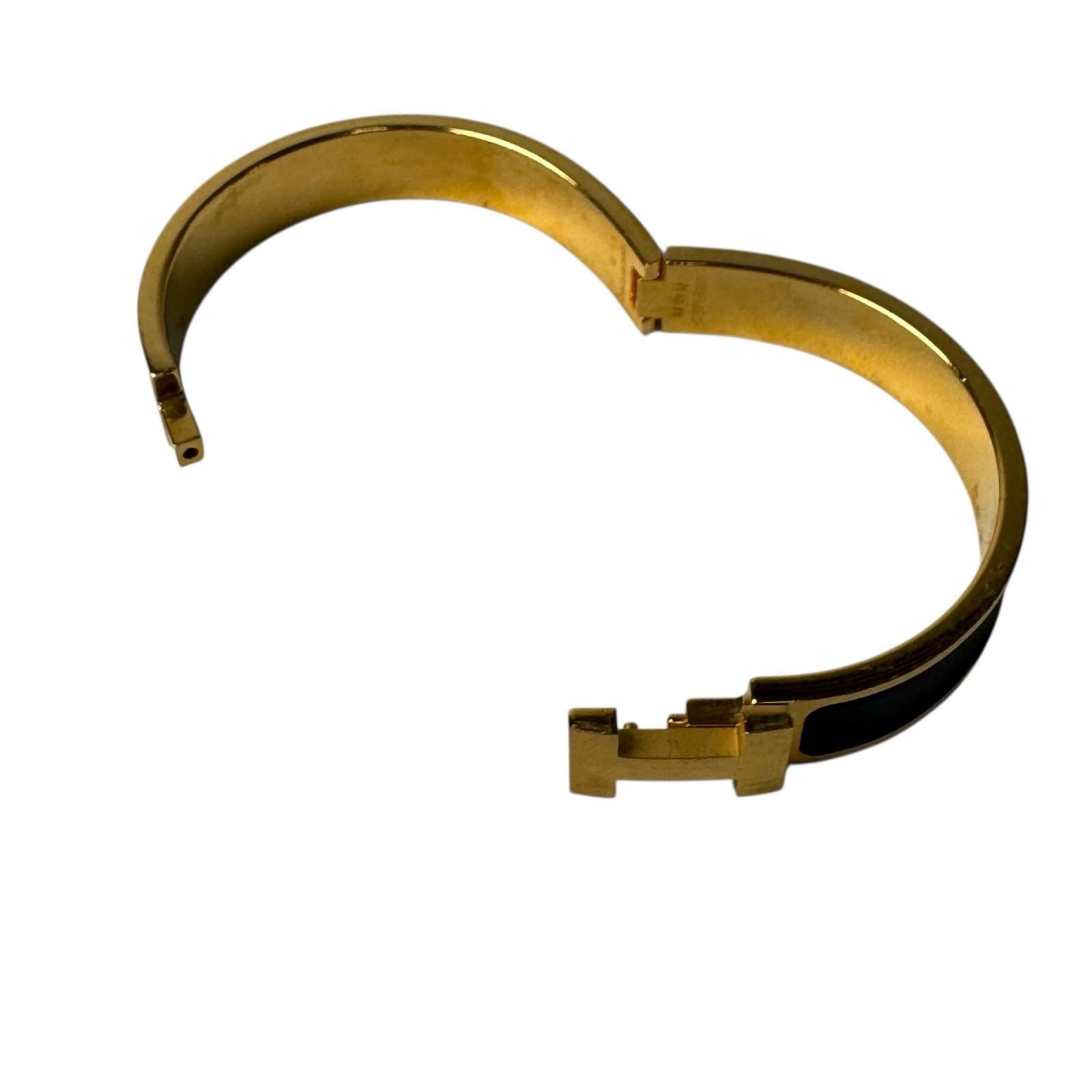 Hermes Click HH Bracelet TS Noir Matte T5 — view 5