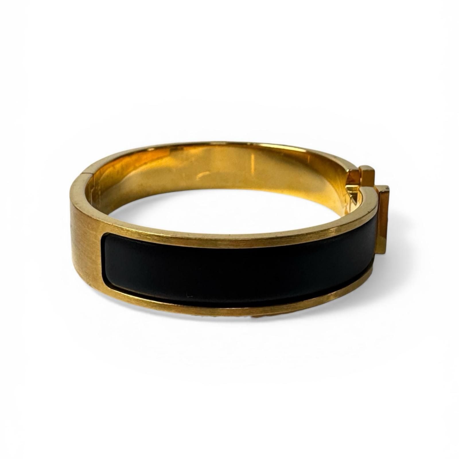 Hermes Click HH Bracelet TS Noir Matte T5 — view 3