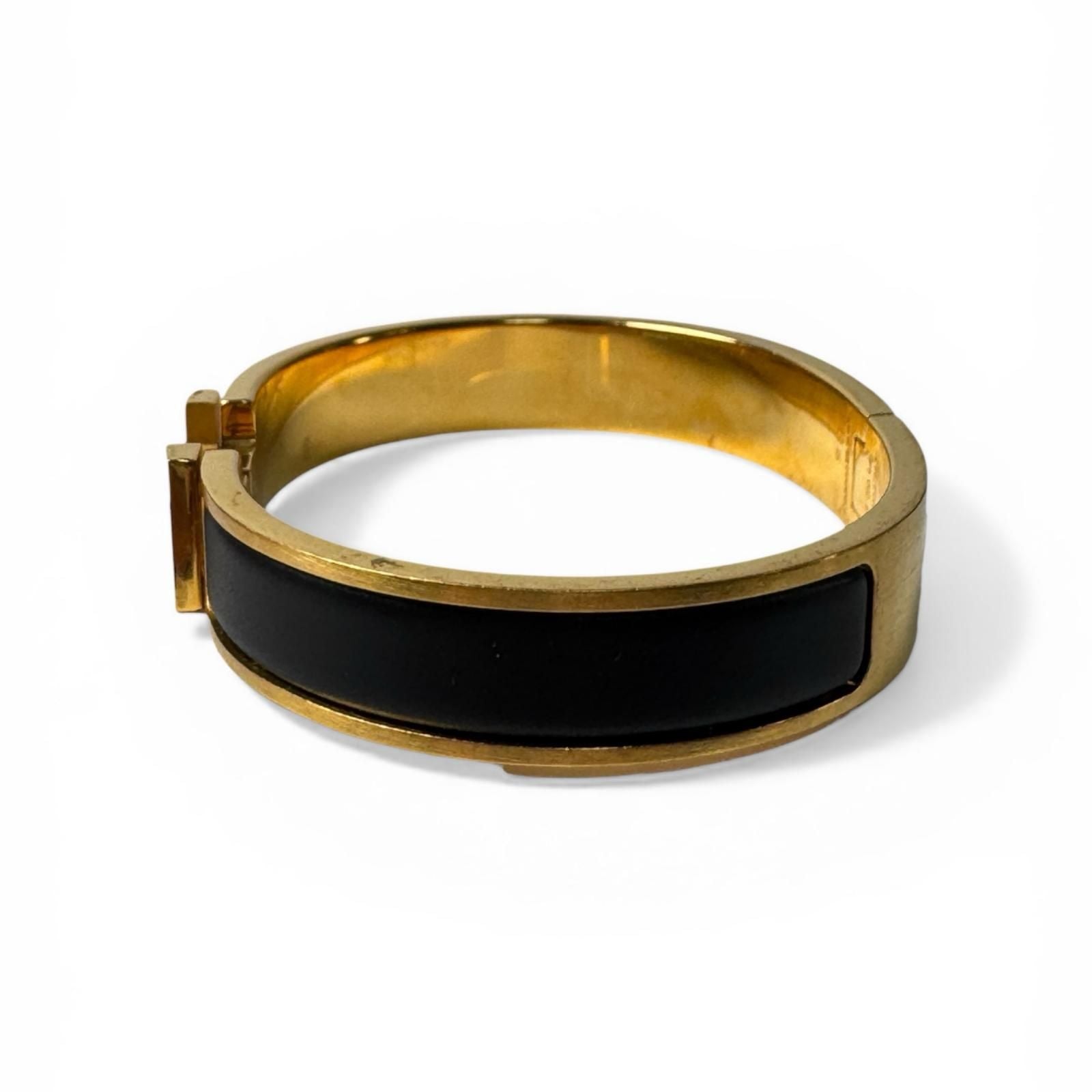 Hermes Click HH Bracelet TS Noir Matte T5 — view 4
