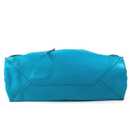 Louis Vuitton Shoulder Bag the Paper Leather Blue — view 5