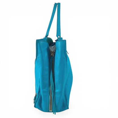 Louis Vuitton Shoulder Bag the Paper Leather Blue — view 3