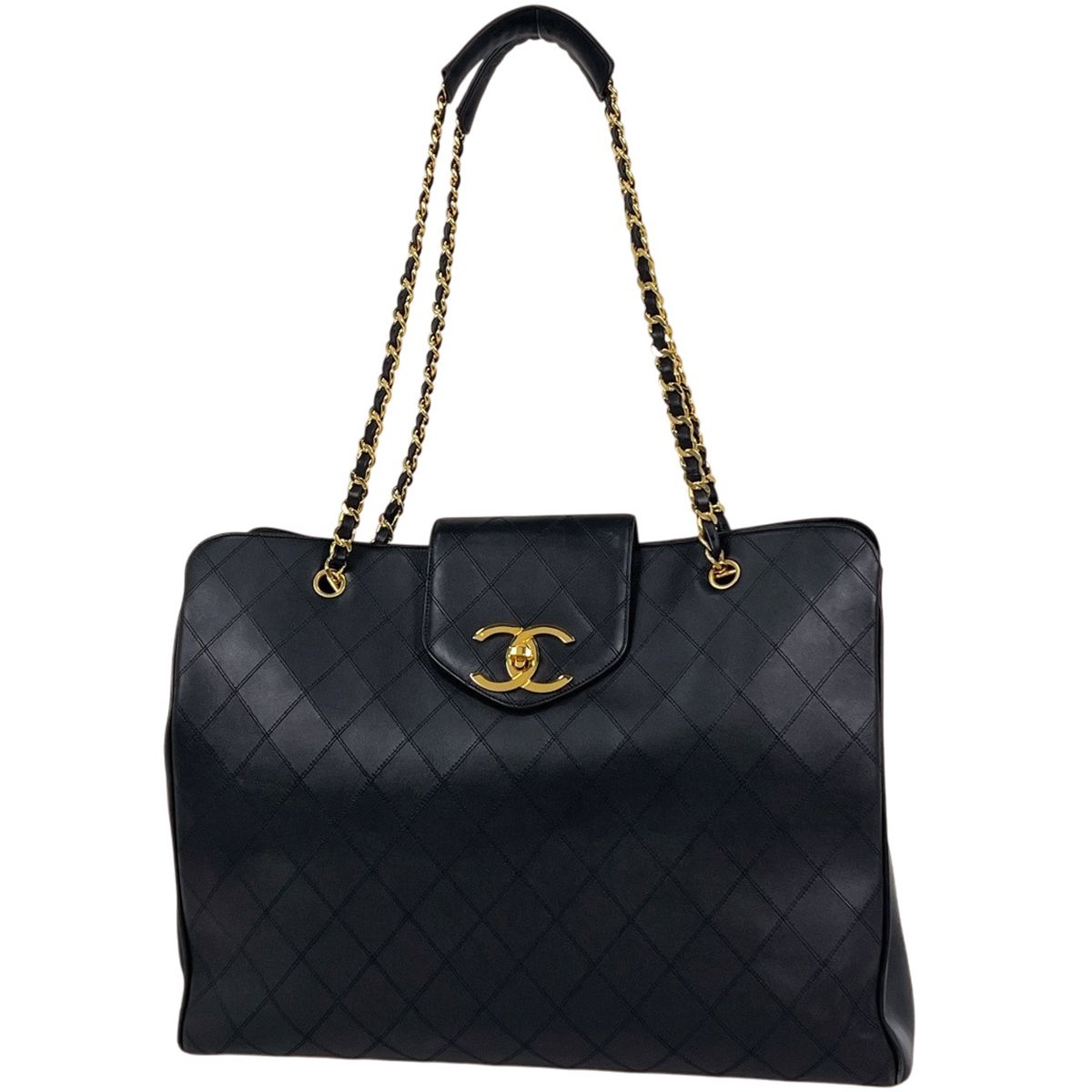 Chanel Bicolor Chain Tote Super