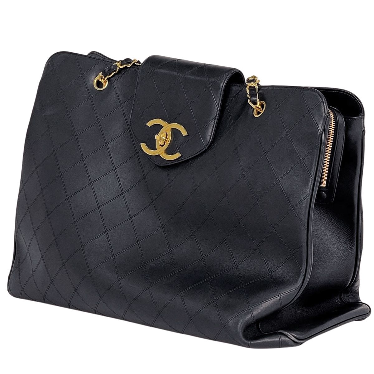 Chanel Bicolor Chain Tote Super — view 6