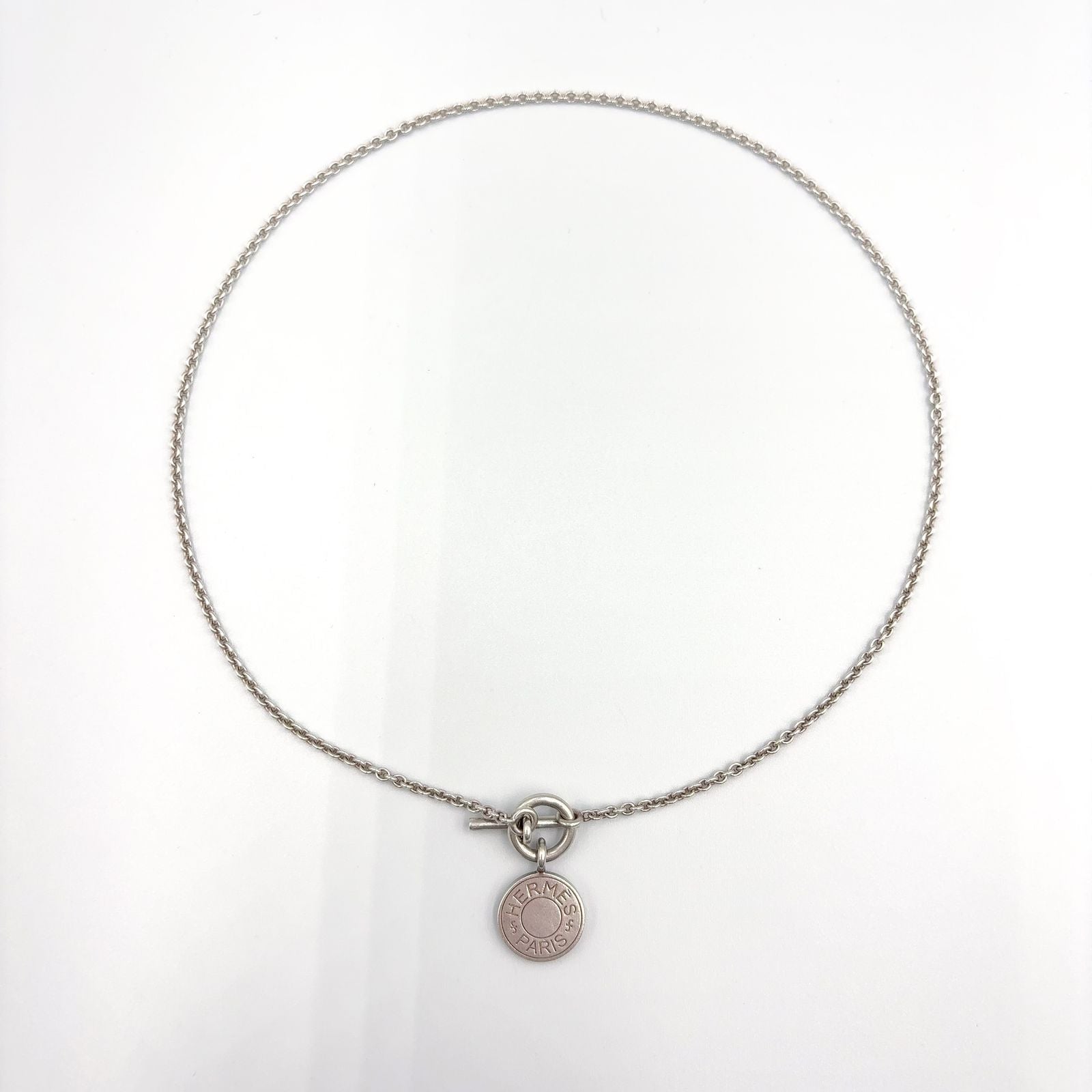 Hermes Amulet Series Exlibris Silver Necklace — view 3