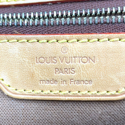 Louis Vuitton Beverly Monogram 2-Way Leather Brown Handbag Gold — view 4