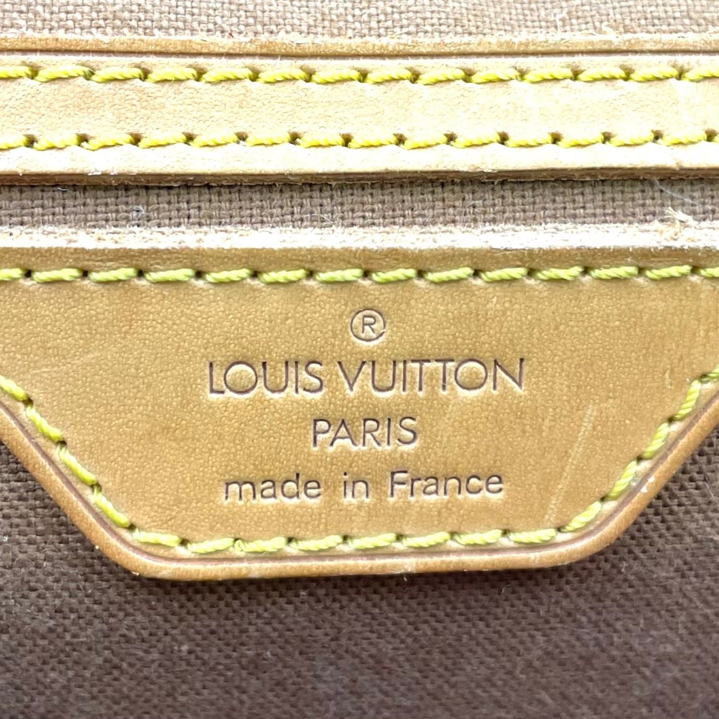 Louis Vuitton Bel Air Monogram Leather Brown Handbag Gold — view 4