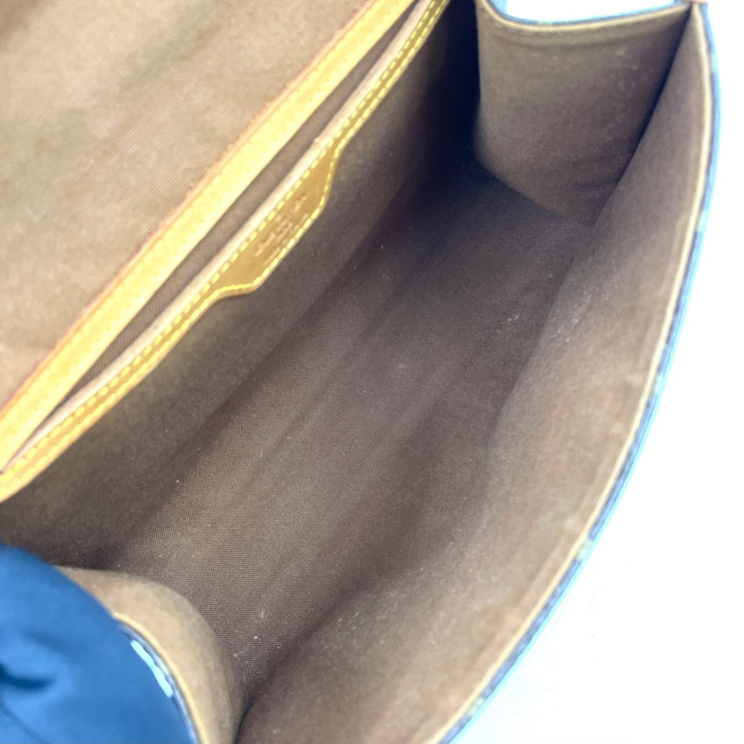 Louis Vuitton Bel Air Monogram Leather Brown Handbag Gold — view 3