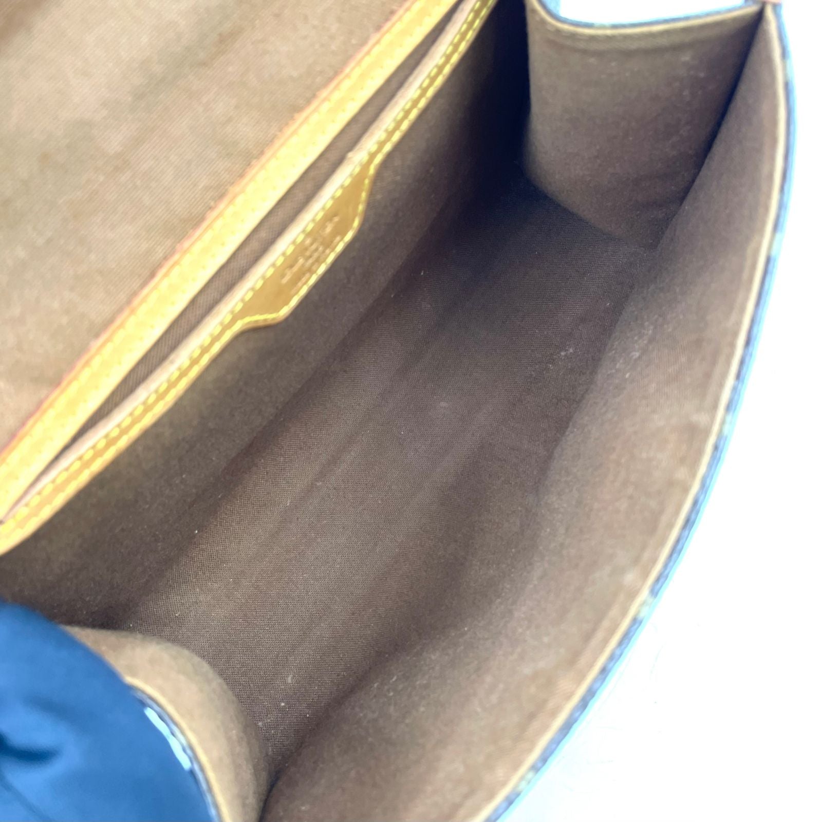 Louis Vuitton Bel Air Monogram Leather Brown Handbag Gold — view 3