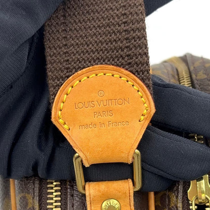Louis Vuitton Reporter PM Monogram Leather Brown Shoulder Bag Gold — view 5