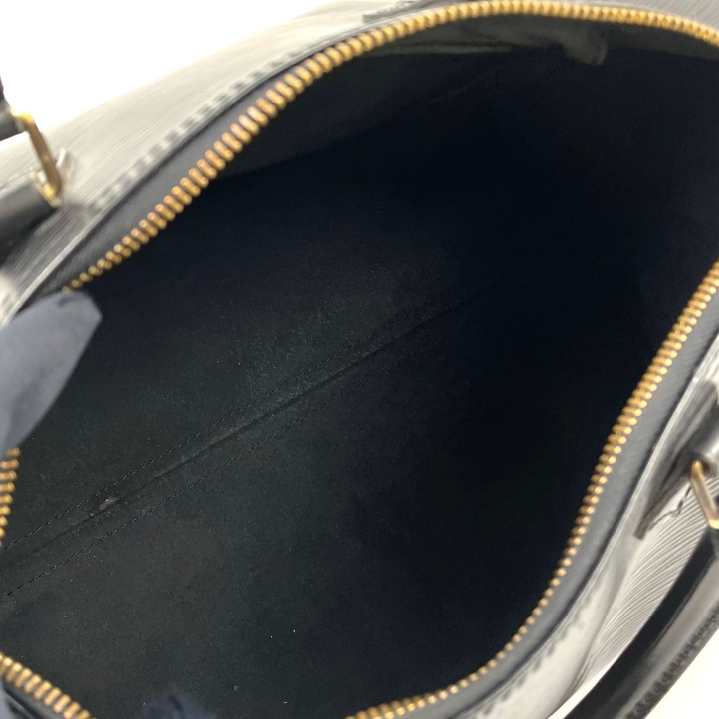Louis Vuitton Speedy 30 Epi Noir Leather Black Handbag Gold — view 3