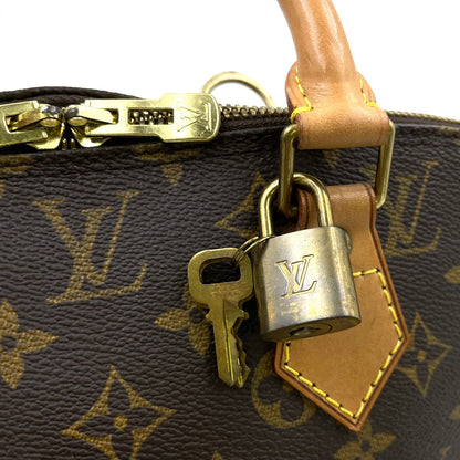 Louis Vuitton Alma PM Monogram Leather Brown Light Handbag Gold — view 5