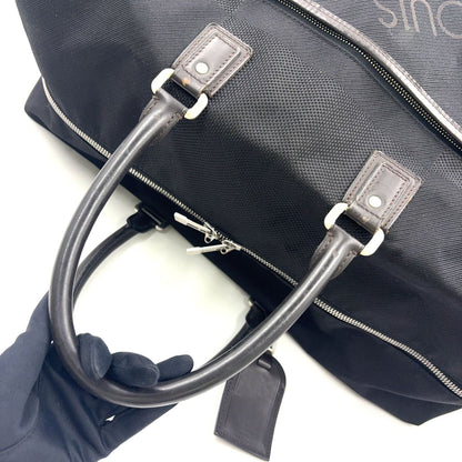 Louis Vuitton Albatross Damier Geant Noir Leather Nylon Black Boston Bag Silver — view 8