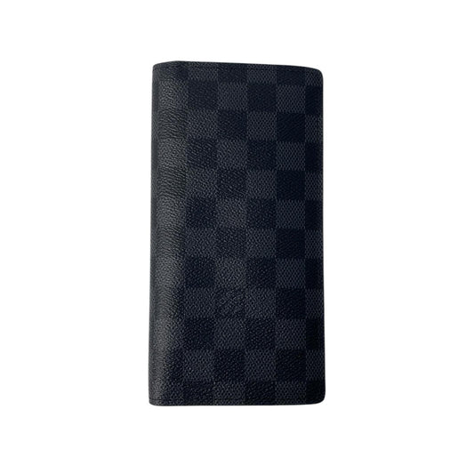 Louis Vuitton Damier Graphite Portefeuille Brazza Wallet