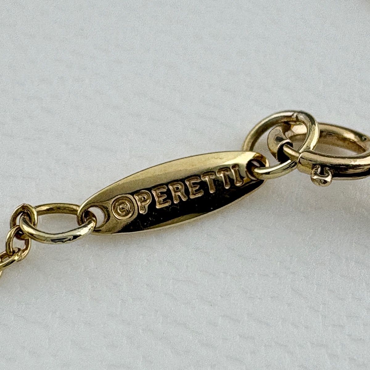 Tiffany & Co Bean Necklace YG Yellow Gold Pendant — view 5