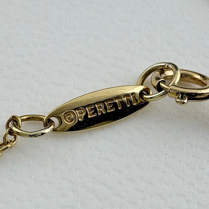 Tiffany & Co Bean Necklace YG Yellow Gold Pendant — view 5