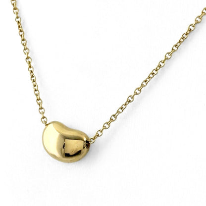 Tiffany & Co Bean Necklace YG Yellow Gold Pendant