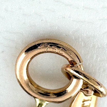 Tiffany & Co Open Heart Necklace PG Pink Gold Pendant — view 5