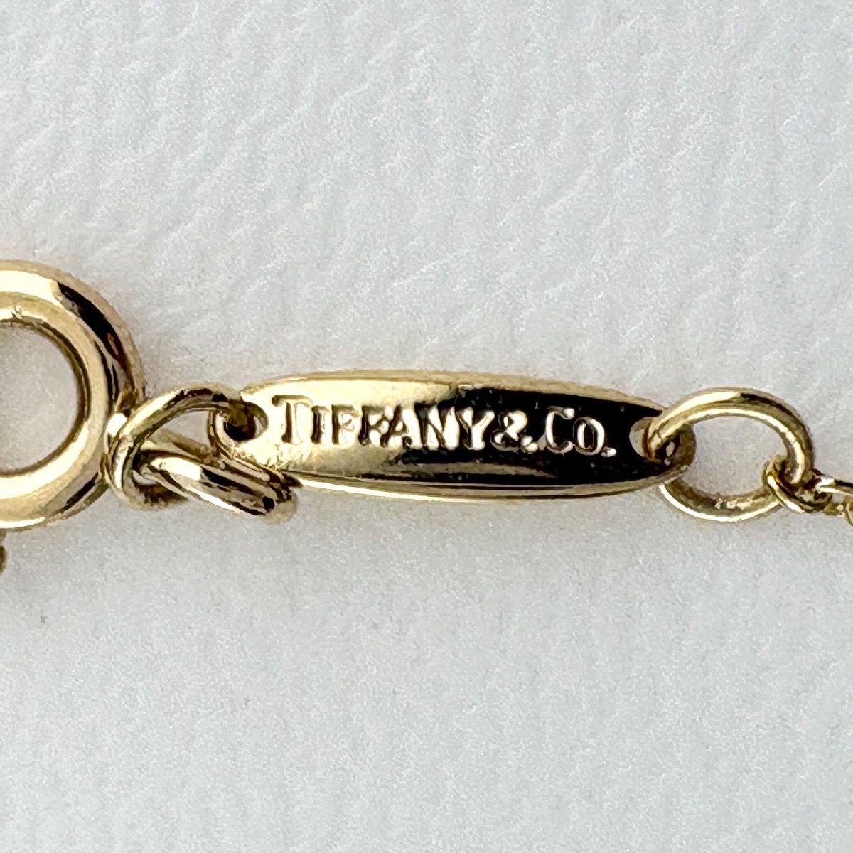 Tiffany & Co Double Loop Necklace YG Yellow Gold Pendant — view 5