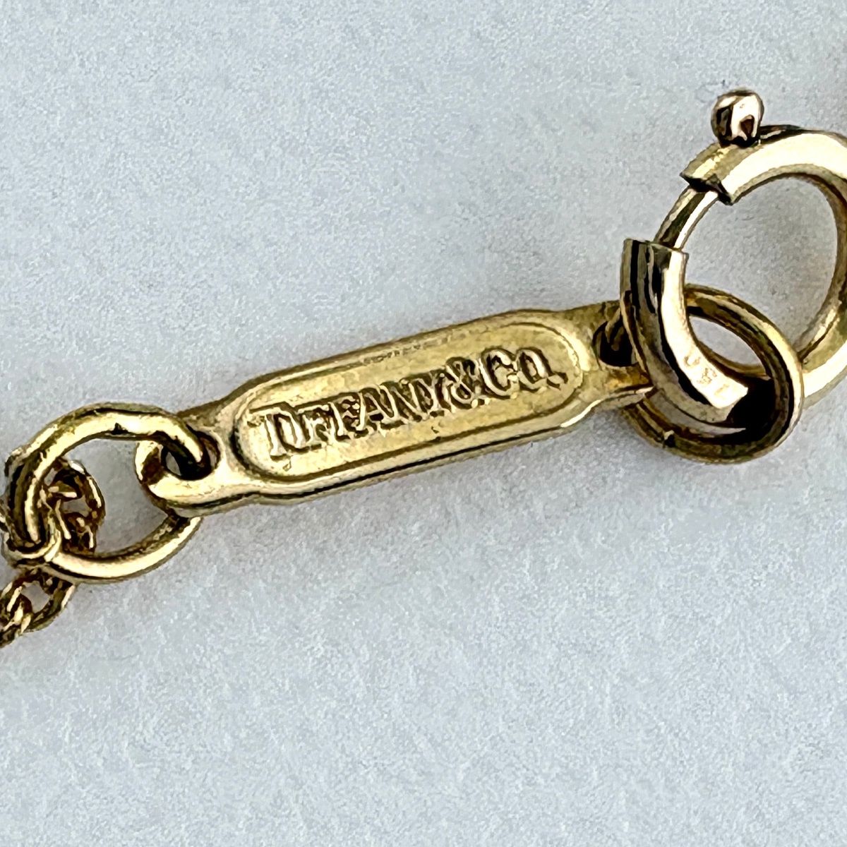 Tiffany & Co Pave Diamond Necklace YG Yellow Gold Pendant — view 7