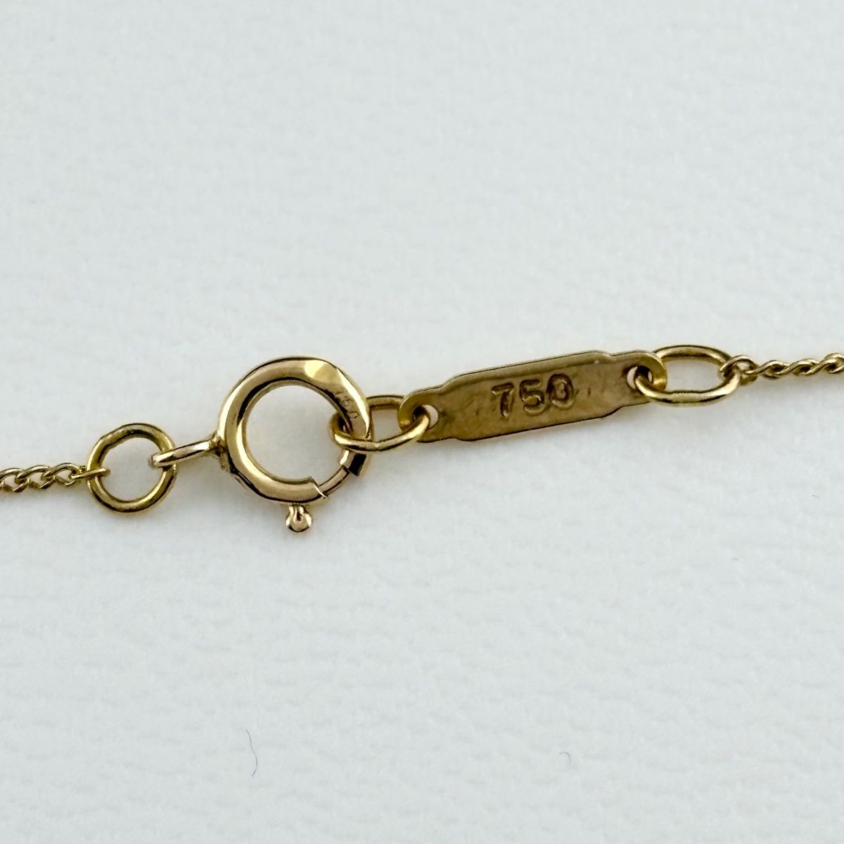 Tiffany & Co Pave Diamond Necklace YG Yellow Gold Pendant — view 5