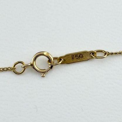 Tiffany & Co Pave Diamond Necklace YG Yellow Gold Pendant — view 5