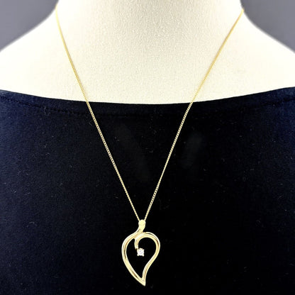 Tiffany & Co Pave Diamond Necklace YG Yellow Gold Pendant — view 4