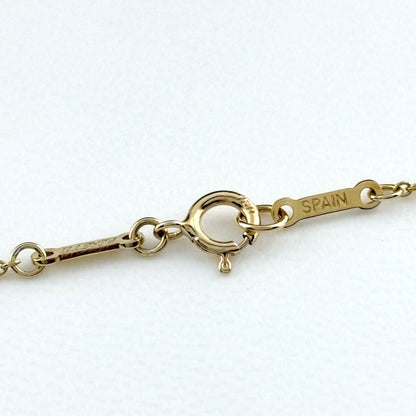 Tiffany & Co Open Heart Necklace YG Yellow Gold Pendant — view 4