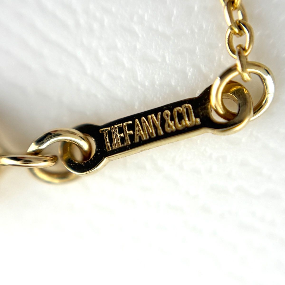 Tiffany & Co Open Heart Necklace YG Yellow Gold Pendant — view 7